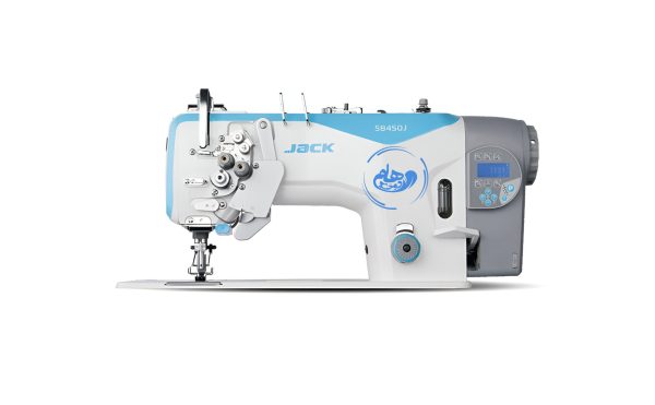 چرخ خیاطی راسته دوز دوسوزن اتوماتیک جک مدل JK-58450J پایه فابریک+ضمانت