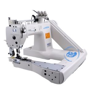 چرخ خیاطی دو سوزنه کابویی جک مدل JK-9270-D-12-2PL پایه فابریک + ضمانت