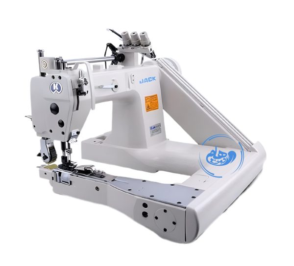 چرخ خیاطی دو سوزنه کابویی جک مدل JK-9270-D-12-2PL پایه فابریک + ضمانت