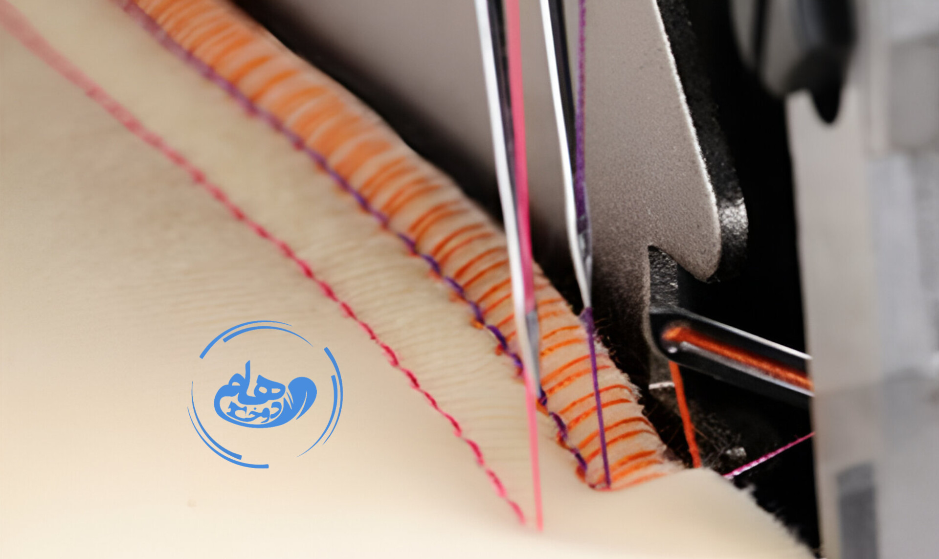 چرخ خیاطی سردوز 5 نخ مدل E4S-5 پایه فابریک + ضمانت - Image 4