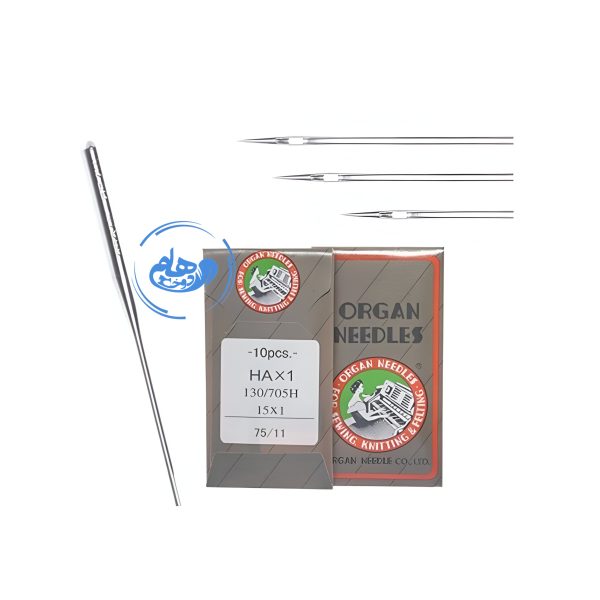 سوزن چرخ خیاطی ارگان HAx1سایز 11(بسته 10 عددی)