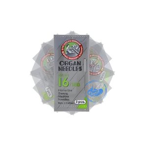 سوزن چرخ خیاطی ارگان HAx1 سایز 16 بسته 5 عددی